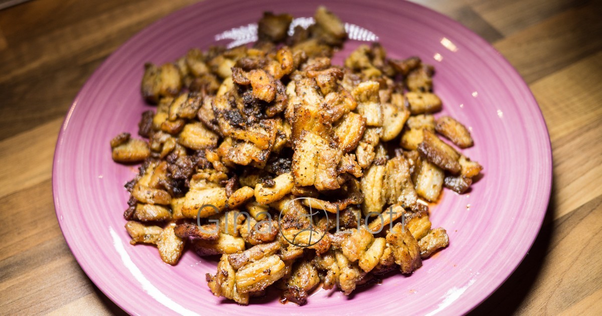 Gyros (sliced pork belly with spices – oven grilled)